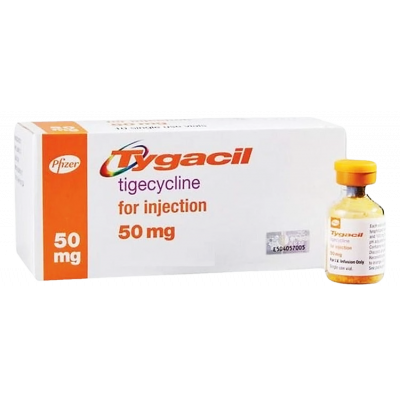 TYGACIL 50 MG ( TIGECYCLINE ) LYOPHILIZED POWDER FOR IV INFUSION VIAL